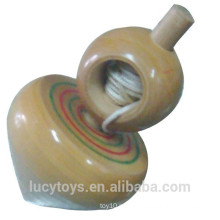 Para todos os anos de madeira stayguy spinning top brinquedo